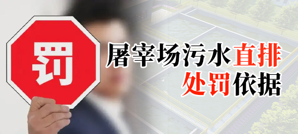 屠宰场污水直排处罚依据是什么？