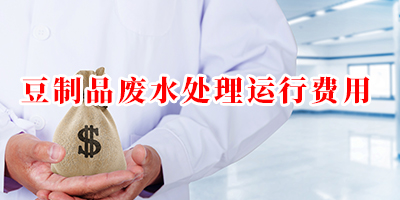 豆制品废水处理运行费用是多少？